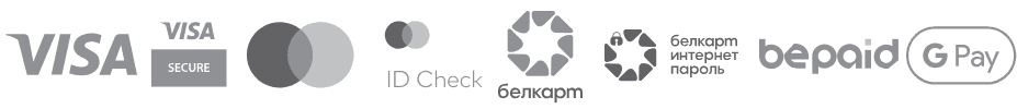 Visa, Mastercard, БЕЛКАРТ, Мир, ЕРИП, bePaid